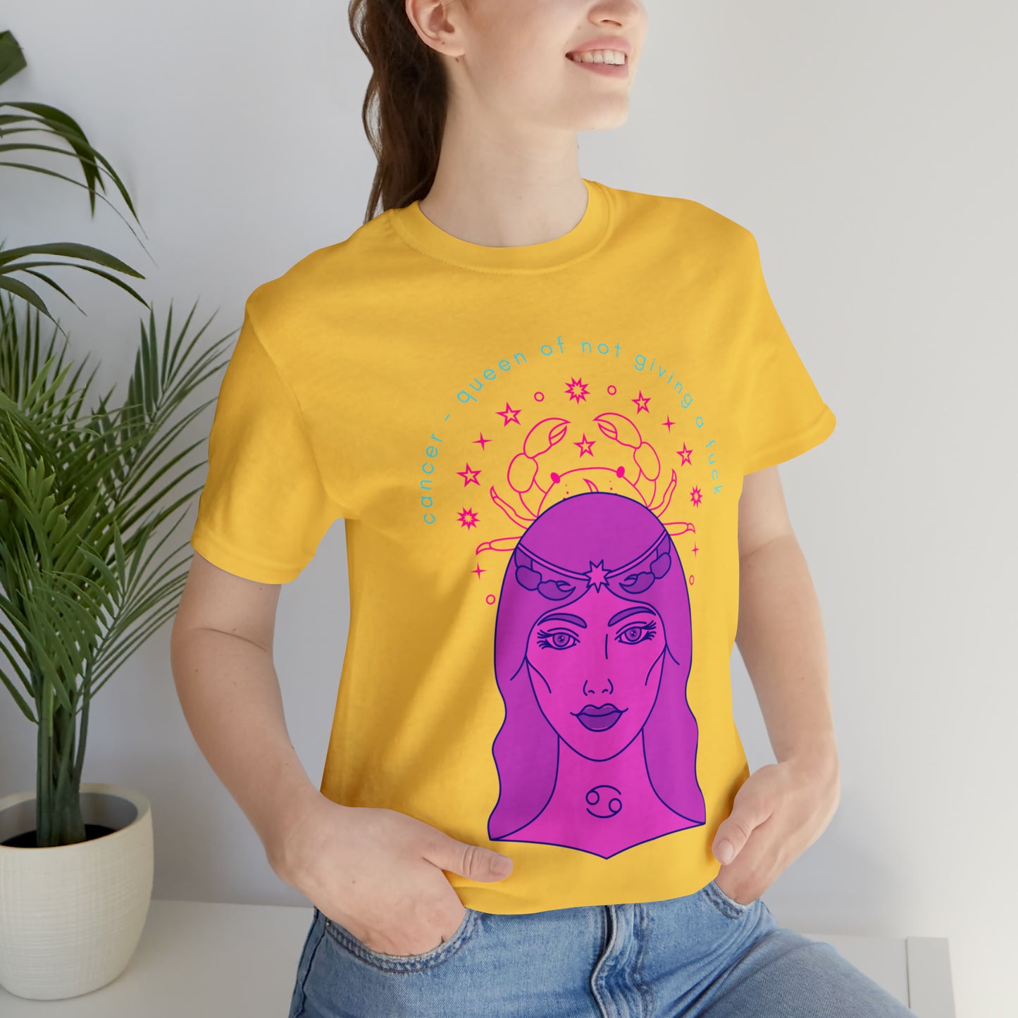 Cancer Zodiac Don't Give a Fuck Shirt | Zodiac Sign Statement T-Shirt