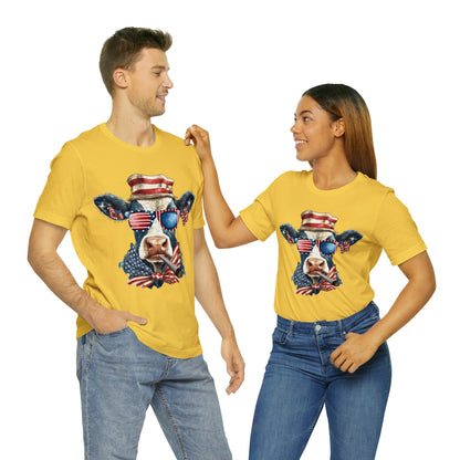 Freedom Cow Unisex Shirt | July 4th Independence Day T-Shirt