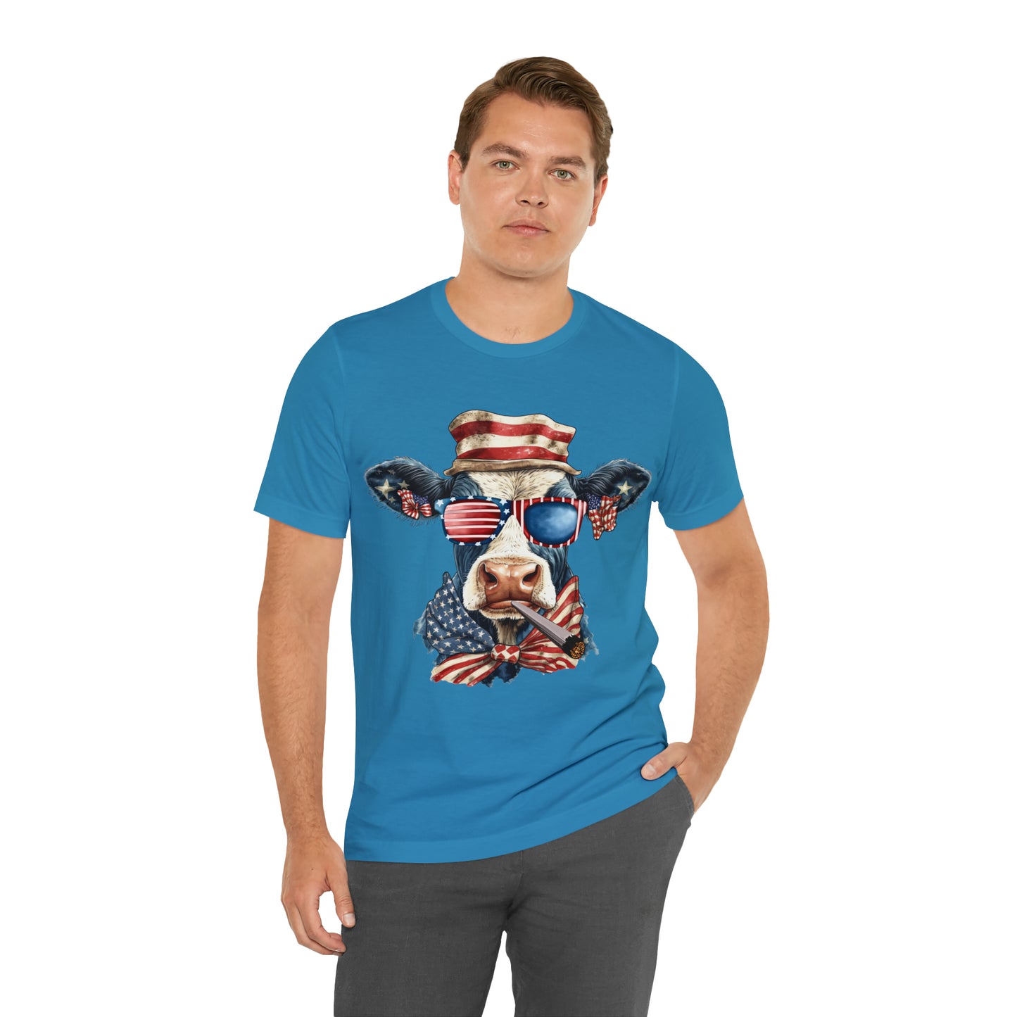 Freedom Cow Unisex Shirt | July 4th Independence Day T-Shirt