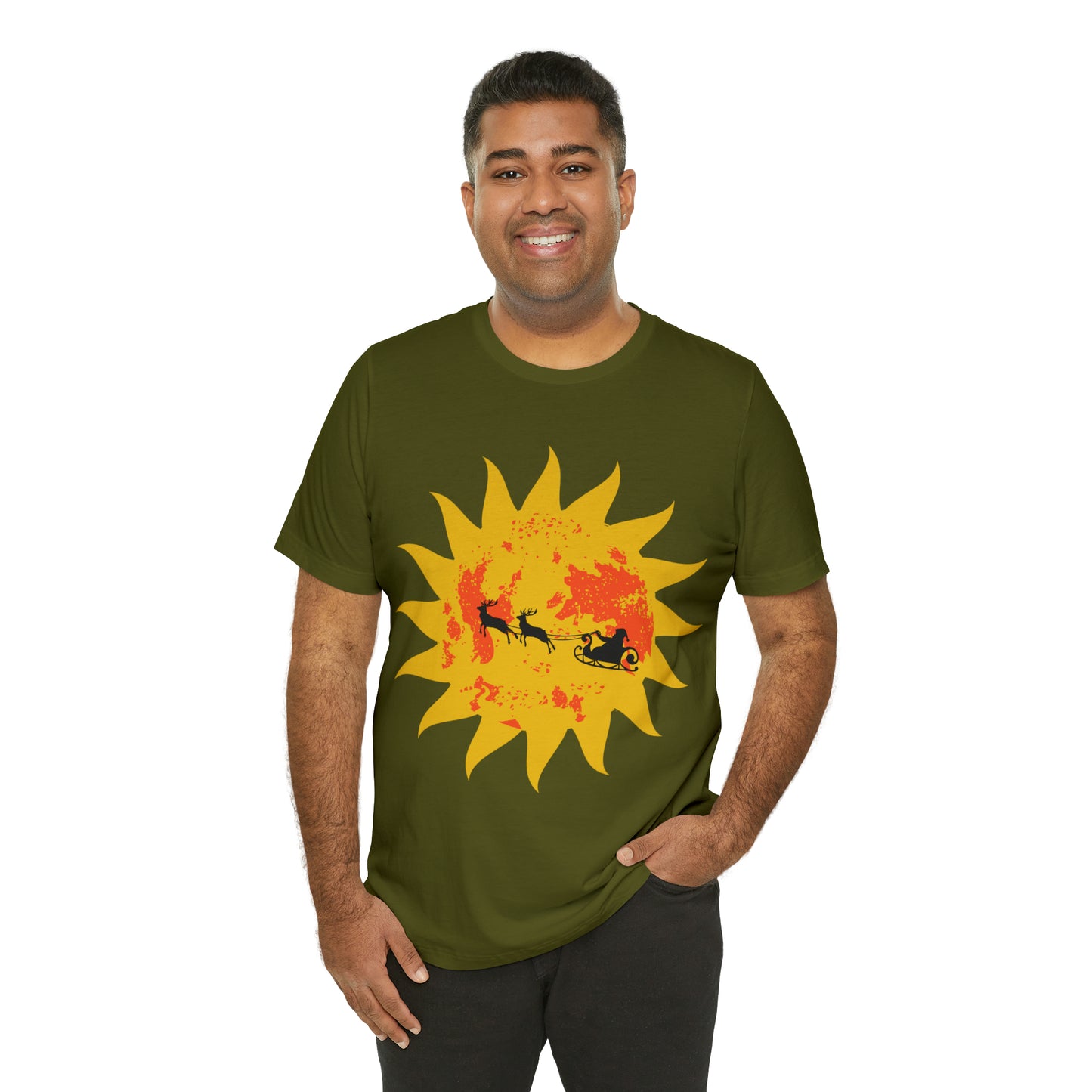 Santa in the Sun Shirt | Christmas in July Statement T-Shirt