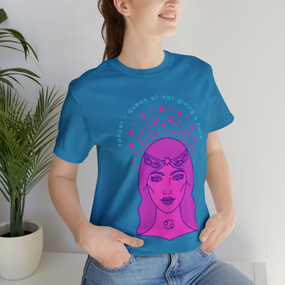 Cancer Zodiac Don't Give a Fuck Shirt | Zodiac Sign Statement T-Shirt