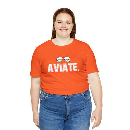 Airplane Pilot Aviate Glasses Shirt | Aviation T-Shirt