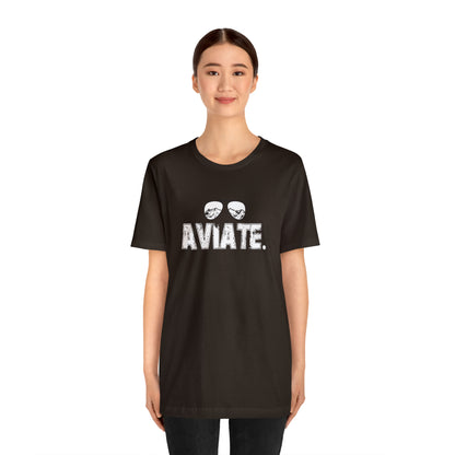 Airplane Pilot Aviate Glasses Shirt | Aviation T-Shirt