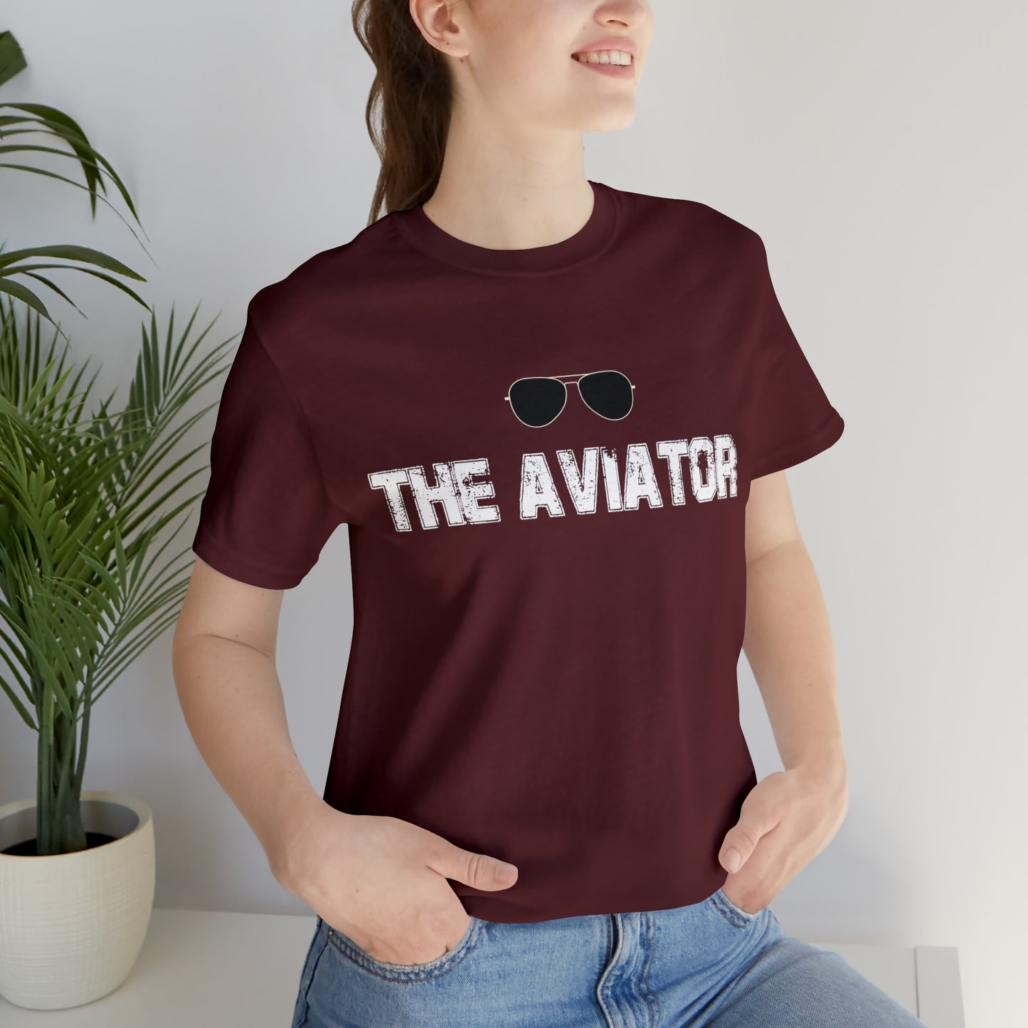 The Aviator Pilot Glasses Shirt | Airplane Pilot T-Shirt