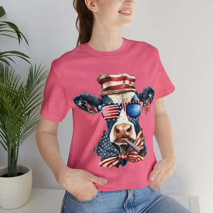 Freedom Cow Unisex Shirt | July 4th Independence Day T-Shirt