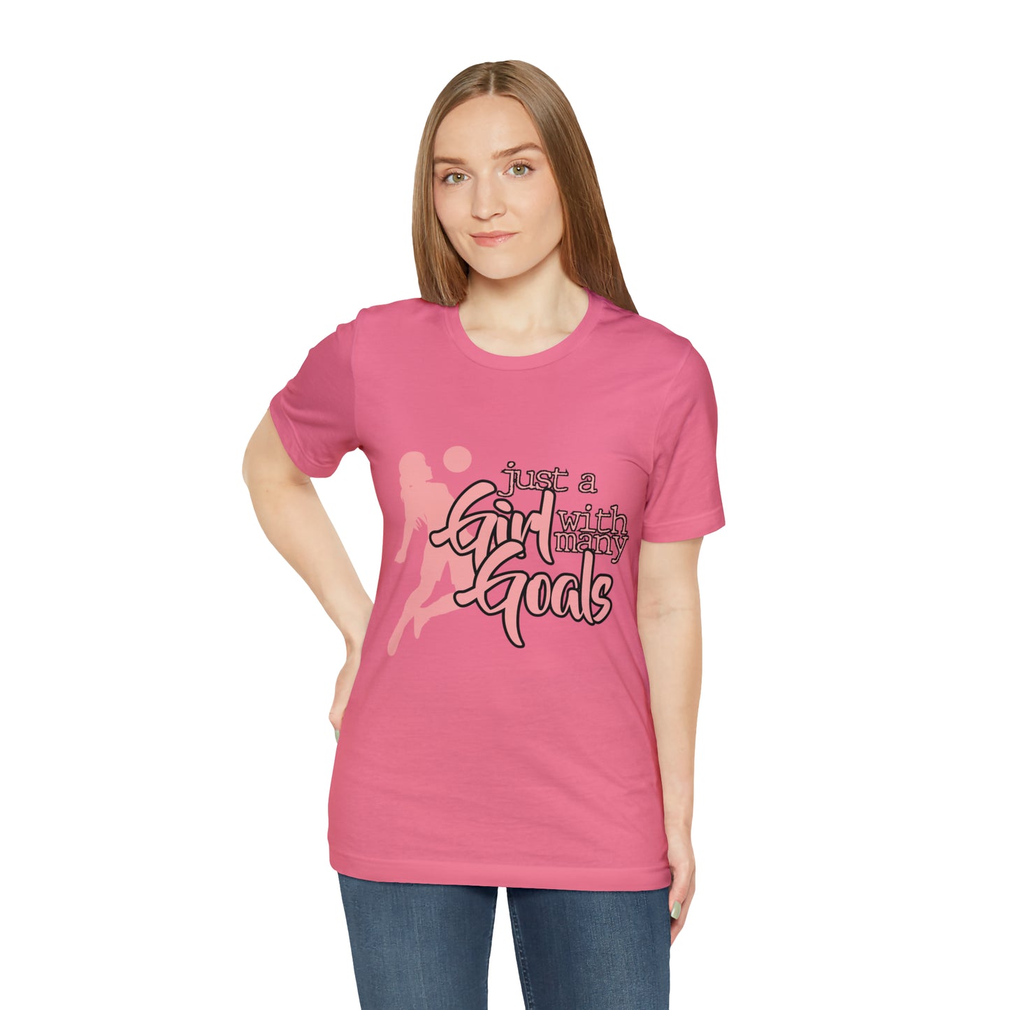 A Girl With Many Goals Shirt | Soccer Girl T-Shirt