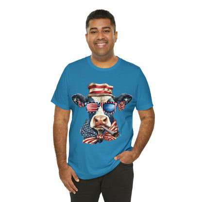 Freedom Cow Unisex Shirt | July 4th Independence Day T-Shirt