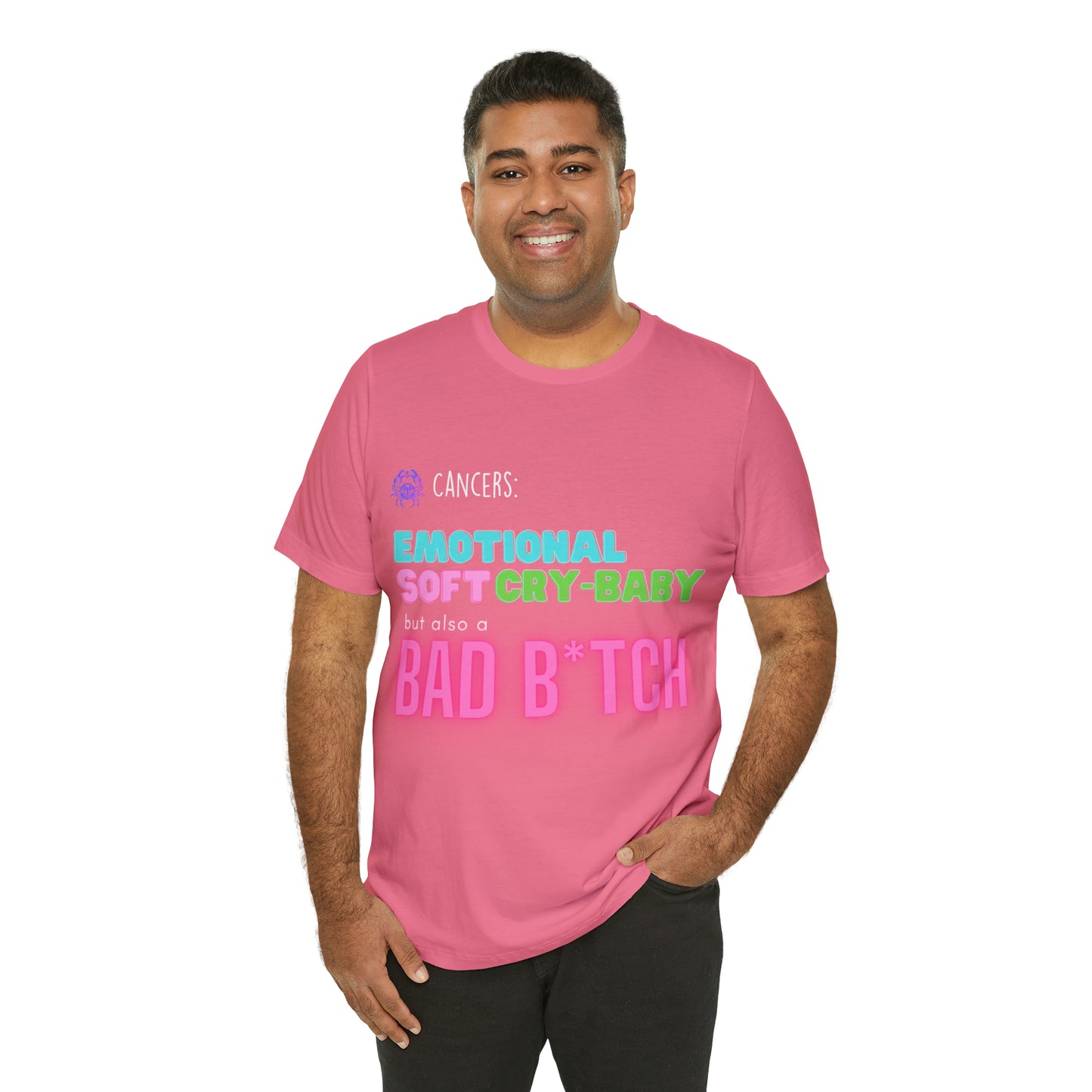 Cancer Zodiac Bad Bitch Shirt | Funny Zodiac Astrology Statement T-Shirt