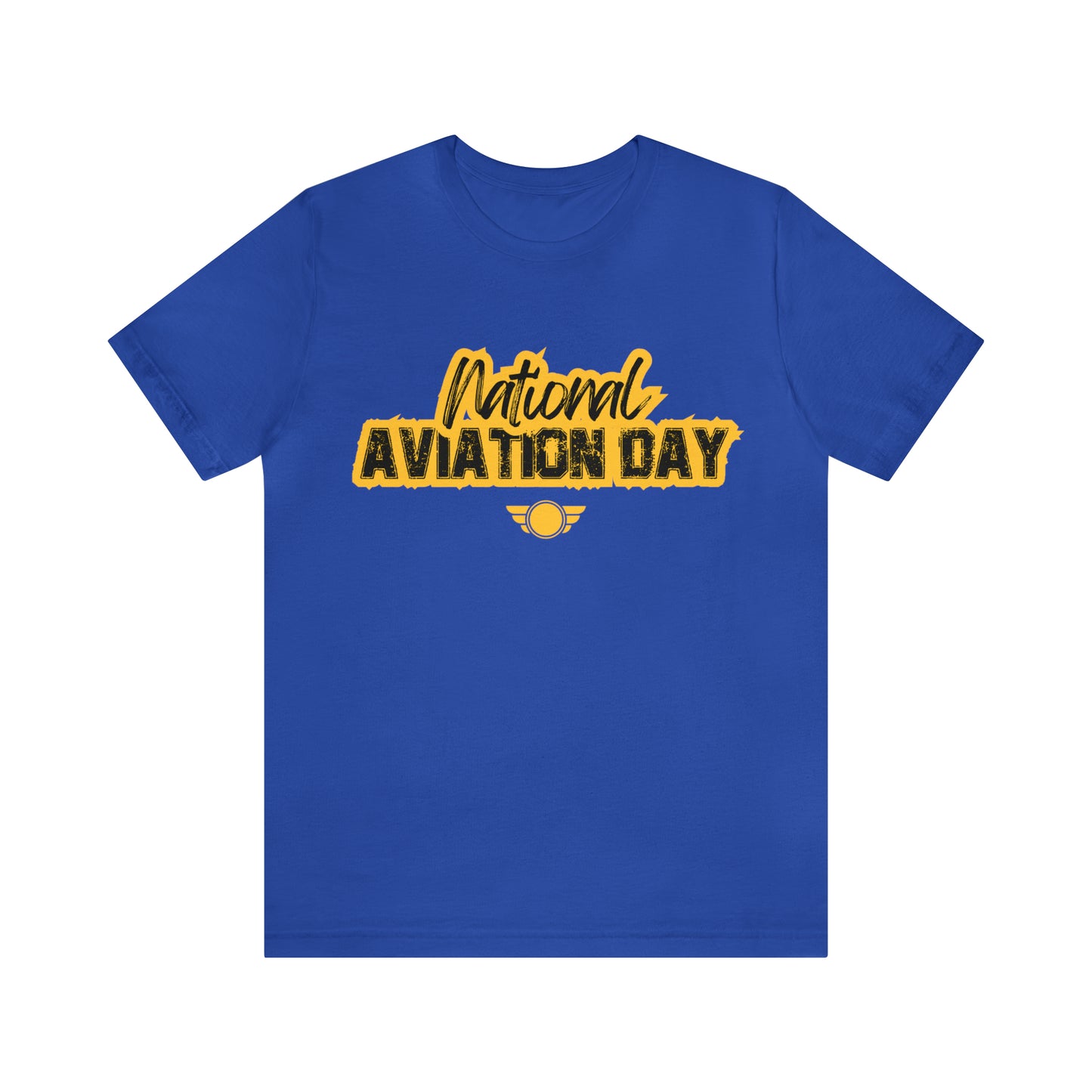 National Aviation Day Yellow Shirt | Airplane Pilot T-Shirt