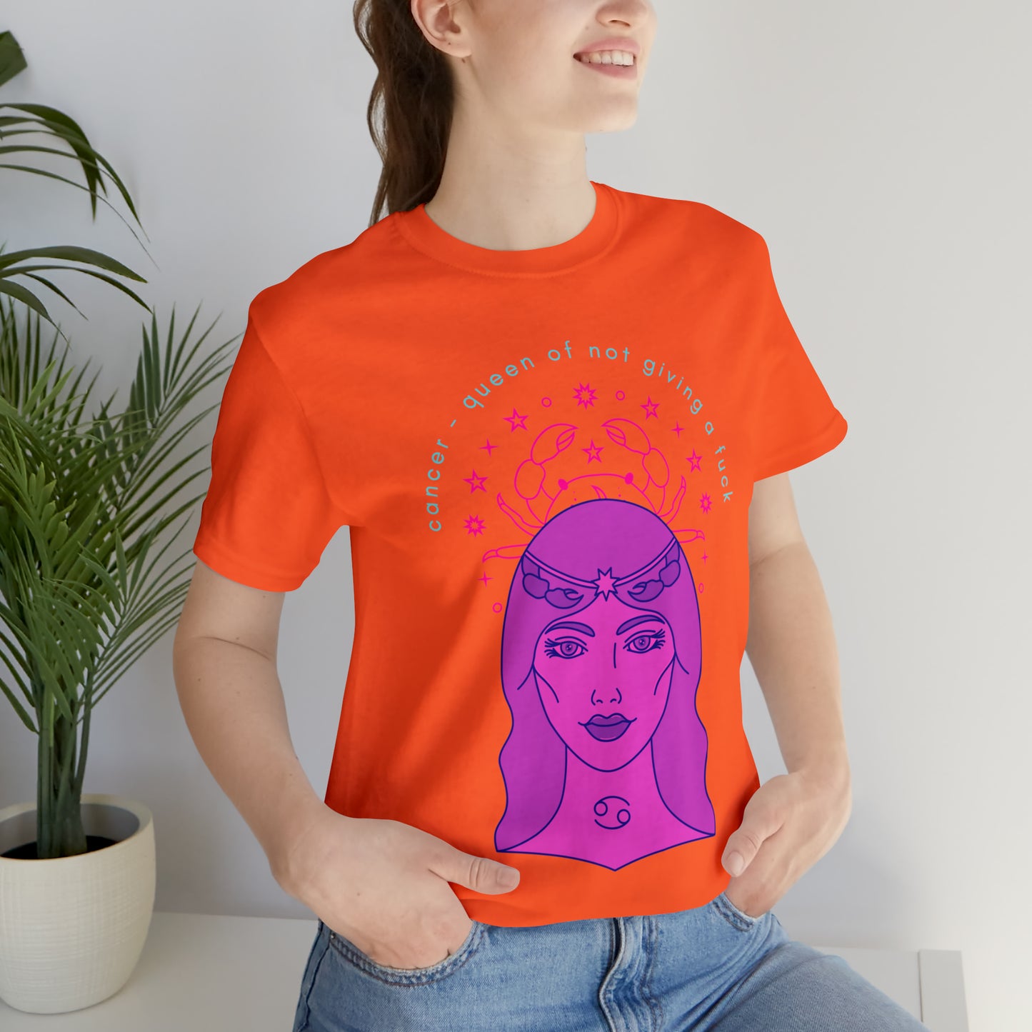 Cancer Zodiac Don't Give a Fuck Shirt | Zodiac Sign Statement T-Shirt