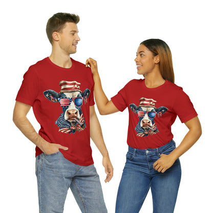 Freedom Cow Unisex Shirt | July 4th Independence Day T-Shirt