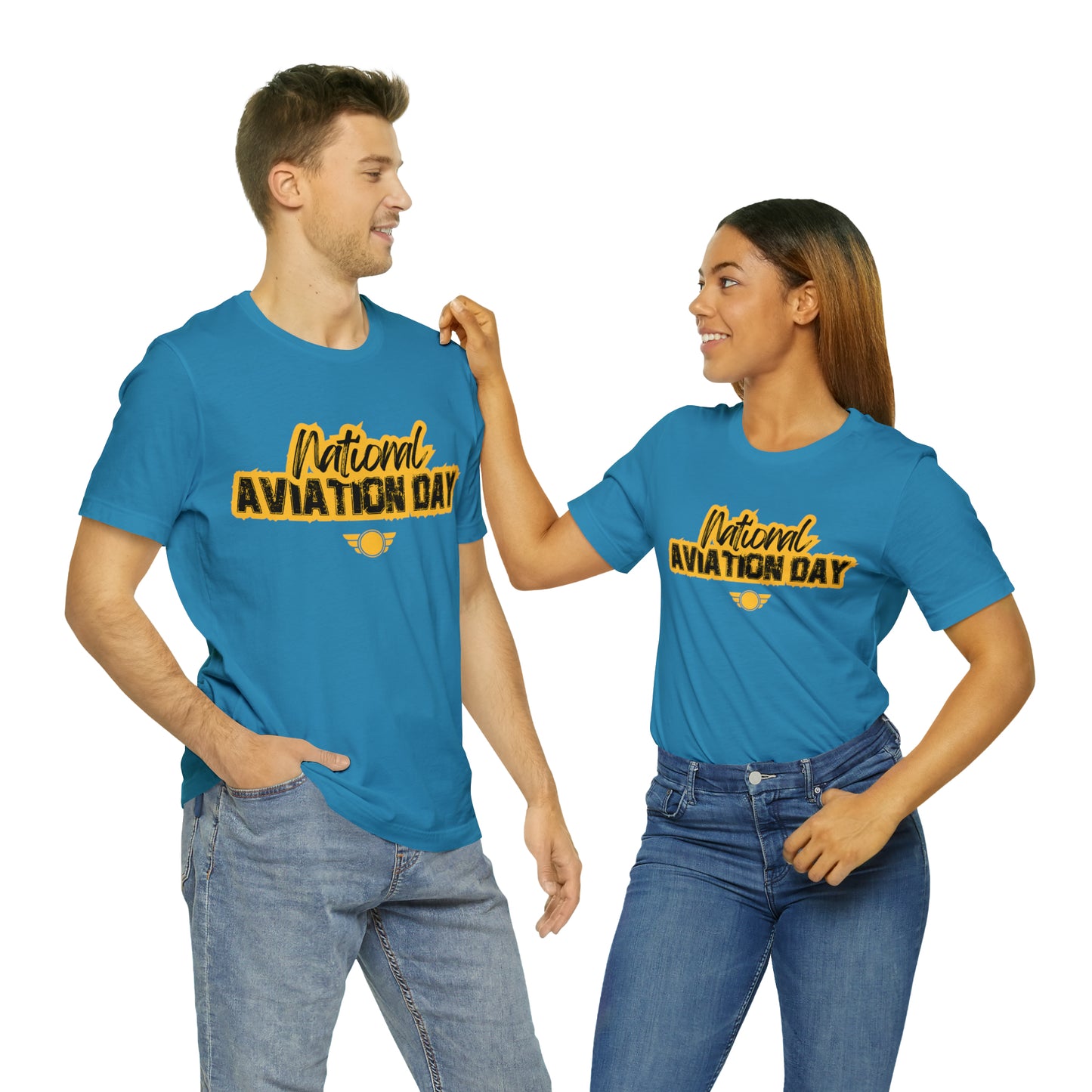 National Aviation Day Yellow Shirt | Airplane Pilot T-Shirt