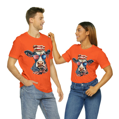 Freedom Cow Unisex Shirt | July 4th Independence Day T-Shirt