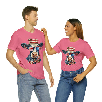 Freedom Cow Unisex Shirt | July 4th Independence Day T-Shirt