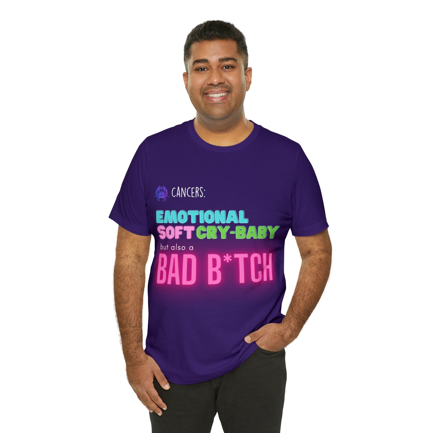 Cancer Zodiac Bad Bitch Shirt | Funny Zodiac Astrology Statement T-Shirt