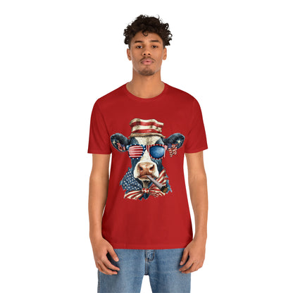 Freedom Cow Unisex Shirt | July 4th Independence Day T-Shirt