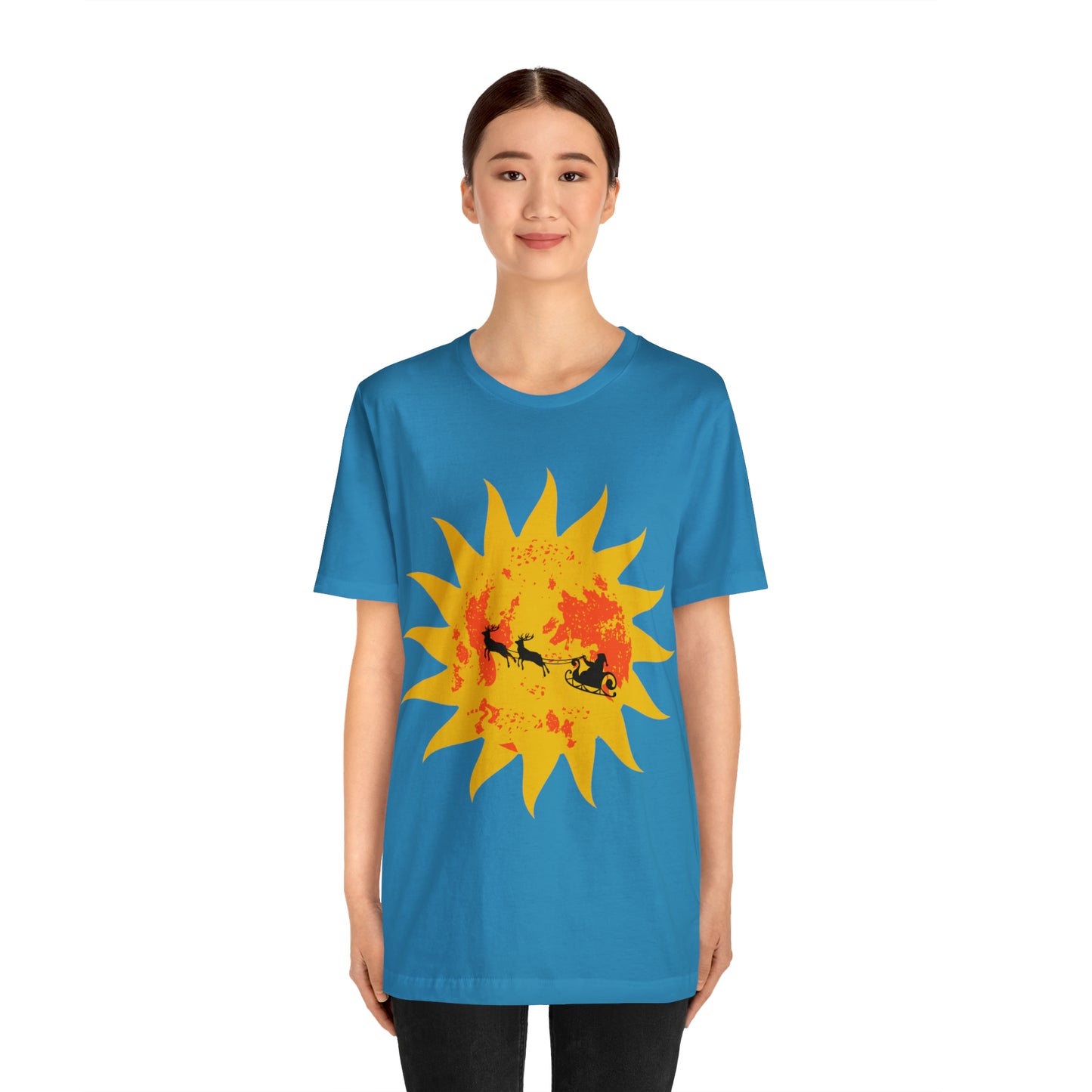 Santa in the Sun Shirt | Christmas in July Statement T-Shirt