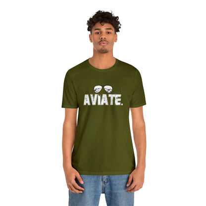 Airplane Pilot Aviate Glasses Shirt | Aviation T-Shirt