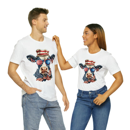 Freedom Cow Unisex Shirt | July 4th Independence Day T-Shirt