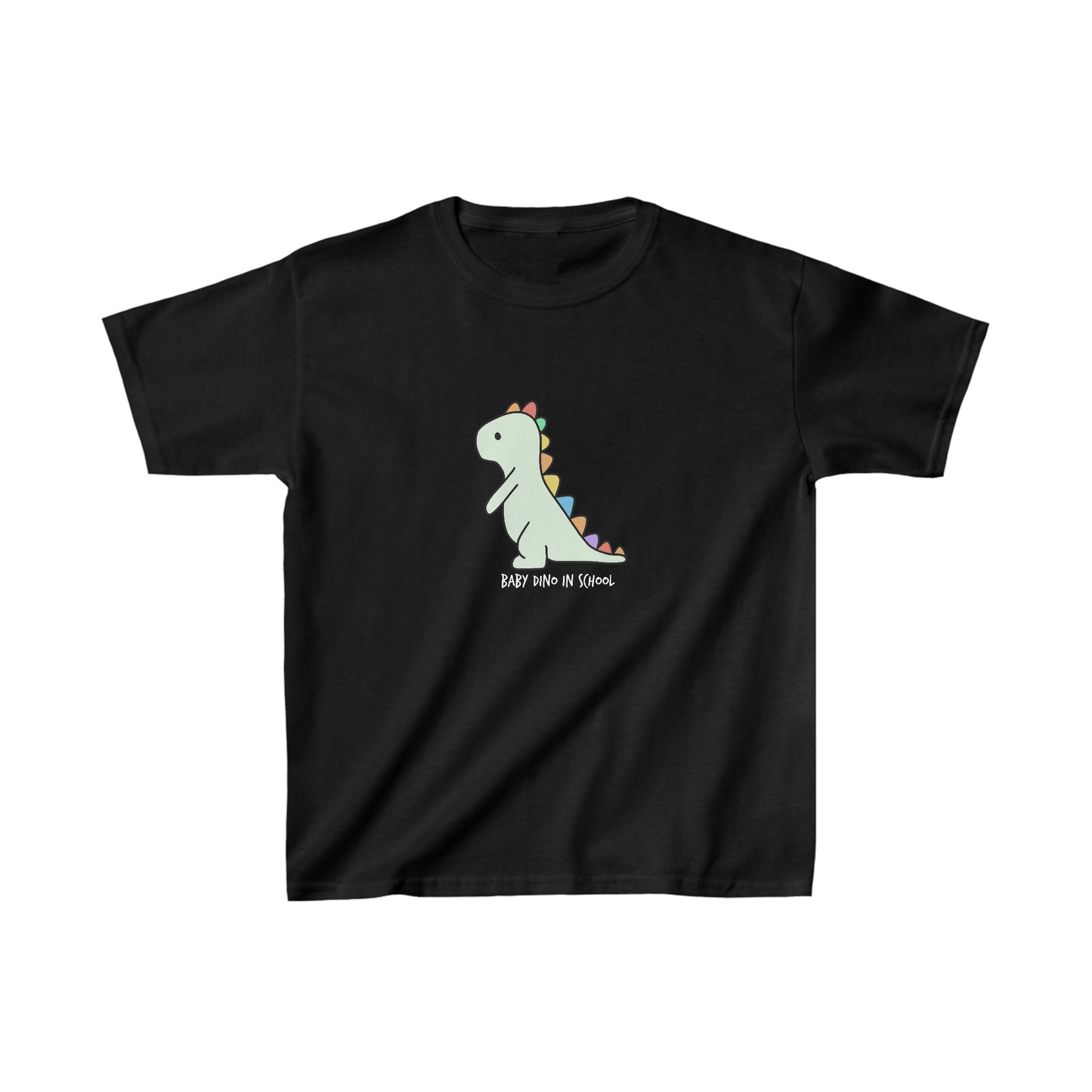 Baby Dinosaur in School | Baby Dino School Kids Heavy Cotton™ Tee