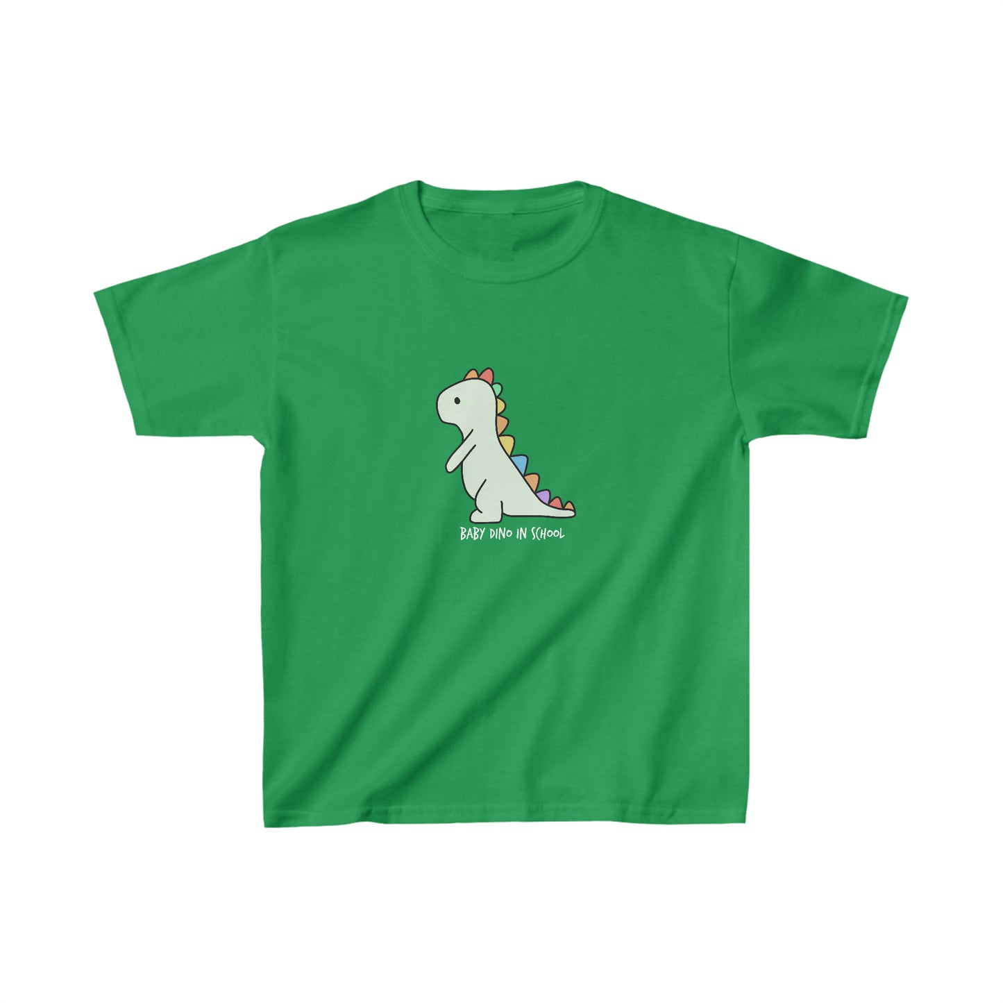 Baby Dinosaur in School | Baby Dino School Kids Heavy Cotton™ Tee