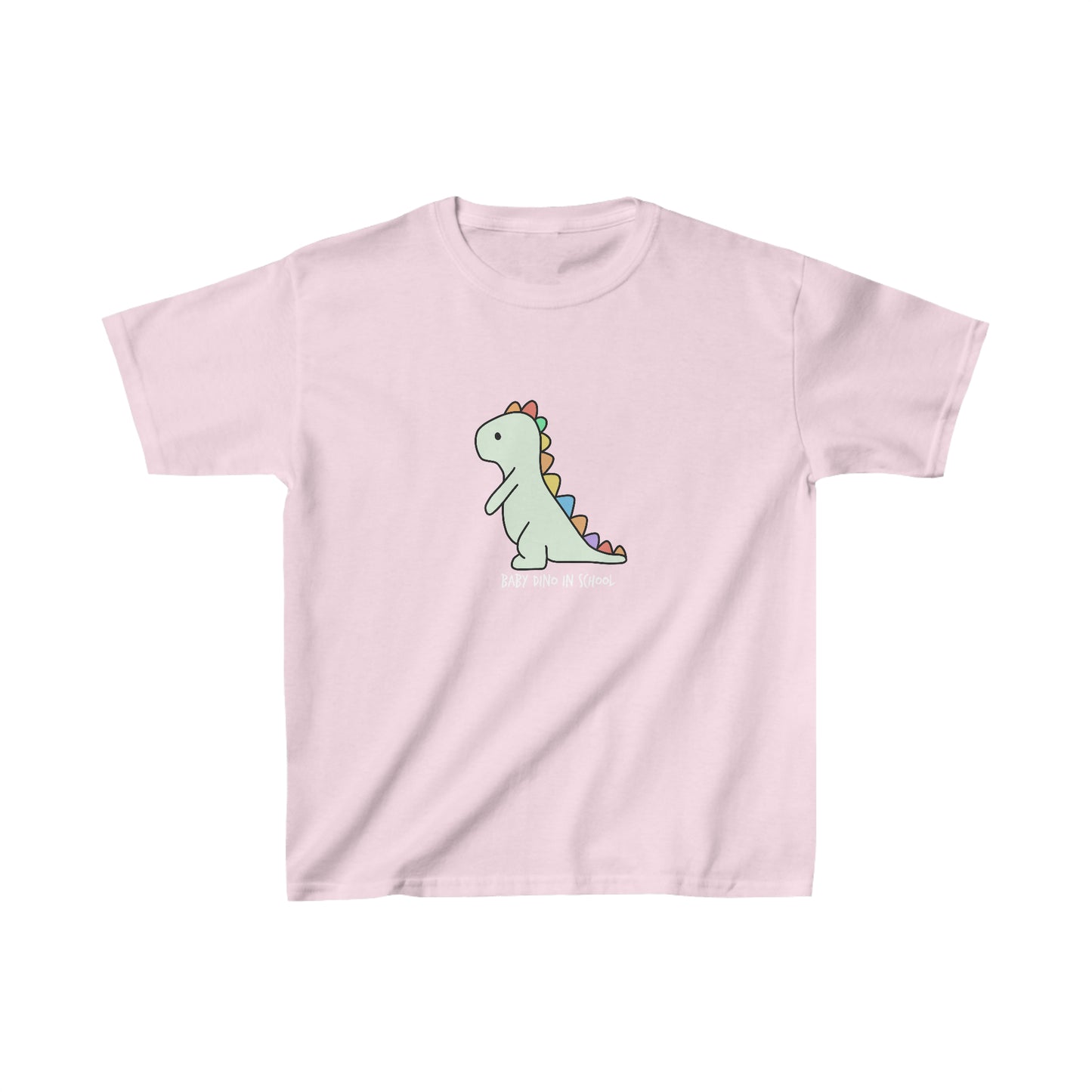 Baby Dinosaur in School | Baby Dino School Kids Heavy Cotton™ Tee