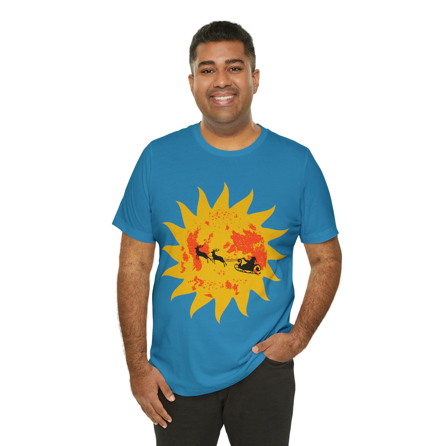 Santa in the Sun Shirt | Christmas in July Statement T-Shirt