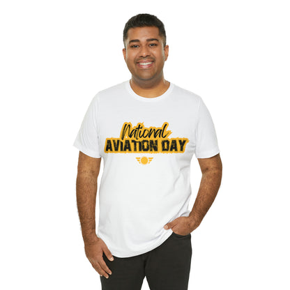 National Aviation Day Yellow Shirt | Airplane Pilot T-Shirt