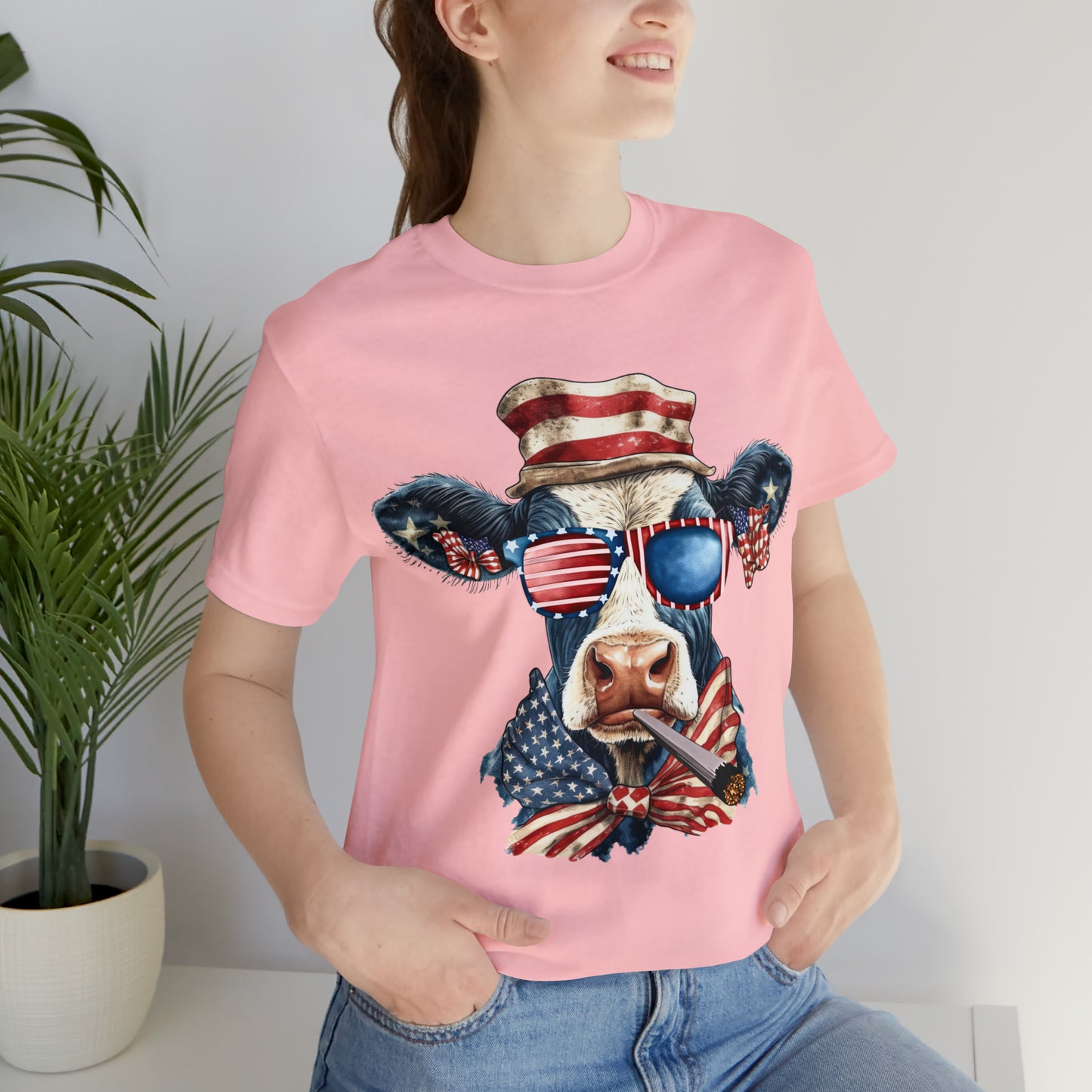 Freedom Cow Unisex Shirt | July 4th Independence Day T-Shirt