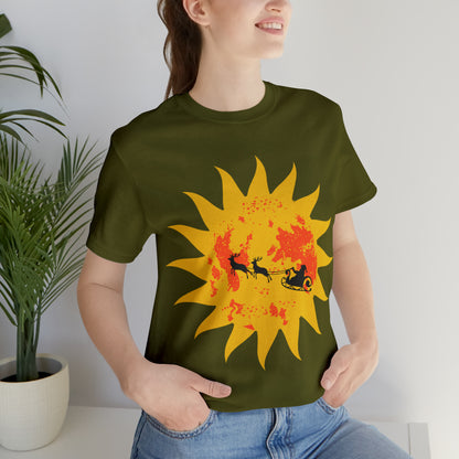 Santa in the Sun Shirt | Christmas in July Statement T-Shirt