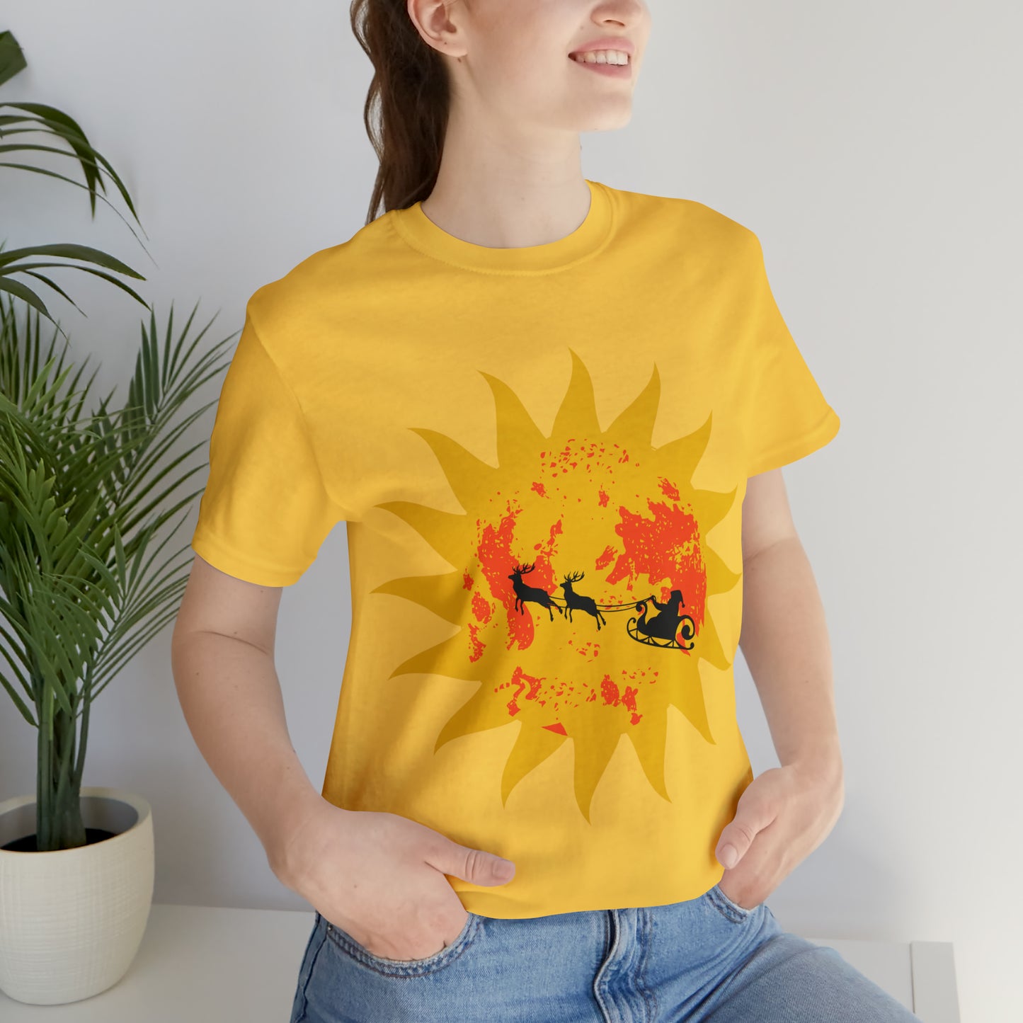 Santa in the Sun Shirt | Christmas in July Statement T-Shirt