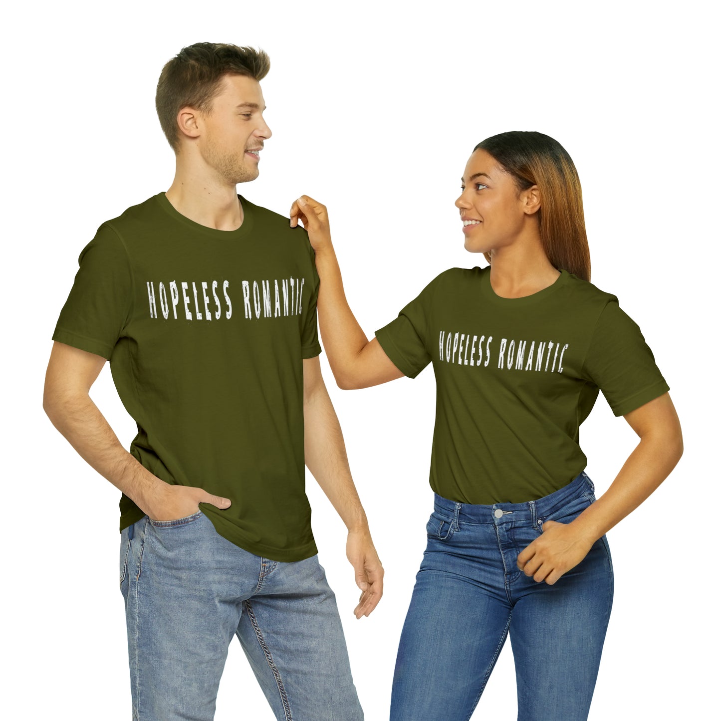 Hopeless Romantic Funny Shirt | Hilarious Hopeless Romantic Statement T-Shirt