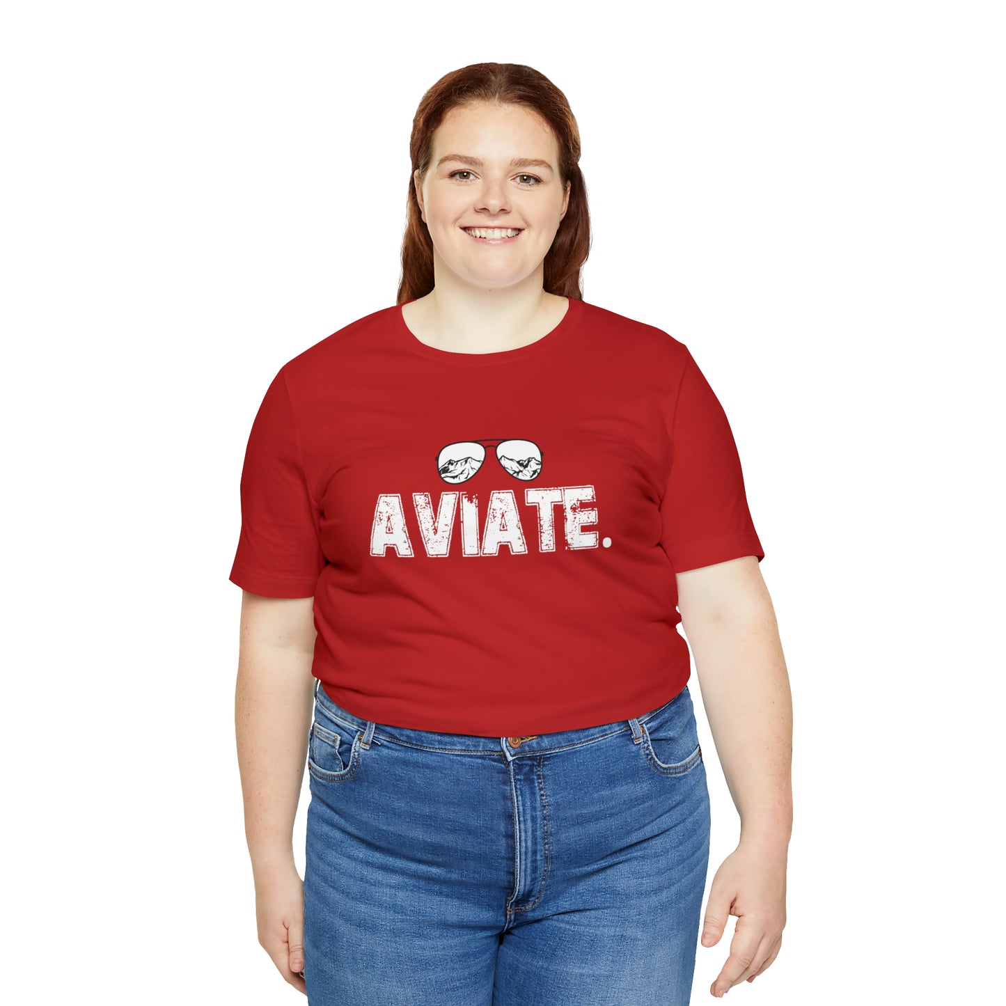 Airplane Pilot Aviate Glasses Shirt | Aviation T-Shirt