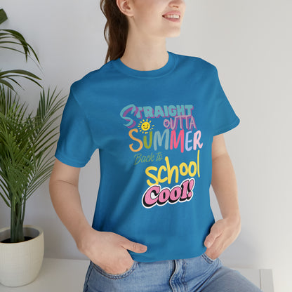 Back to School Cool Shirt | Out of Summer, Back to School Unisex T-Shirt