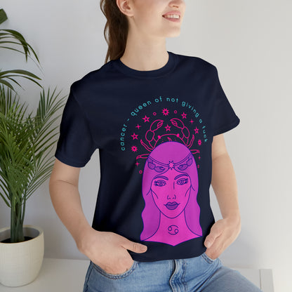 Cancer Zodiac Don't Give a Fuck Shirt | Zodiac Sign Statement T-Shirt