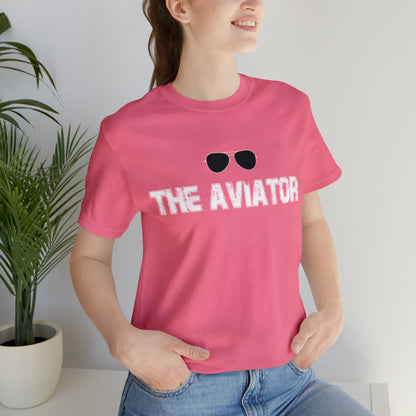 The Aviator Pilot Glasses Shirt | Airplane Pilot T-Shirt