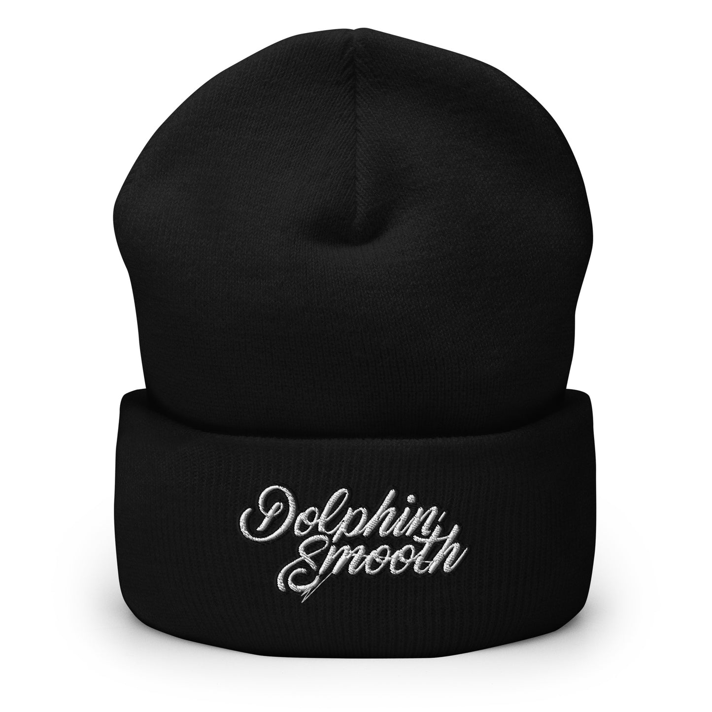 Dolphin Smooth Cuffed Beanie - Bald No Hair Smooth As Dolphin