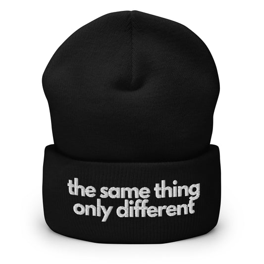 The Same Thing Only Different Cuffed Beanie - Equality Beanie