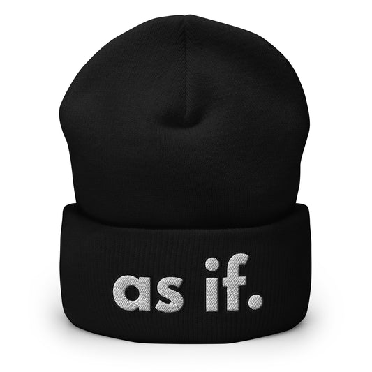 As If Cuffed Beanie - Funnt Statement Beanie