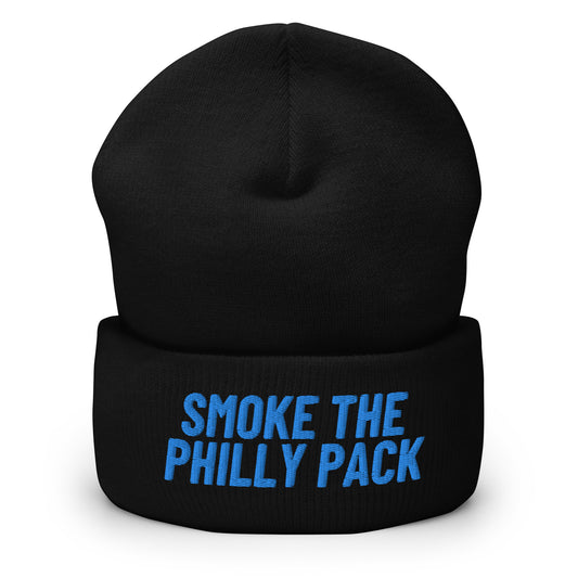 Smoke The Philly Pack Cuffed Beanie - Philadelphia NBA playoffs Basketball