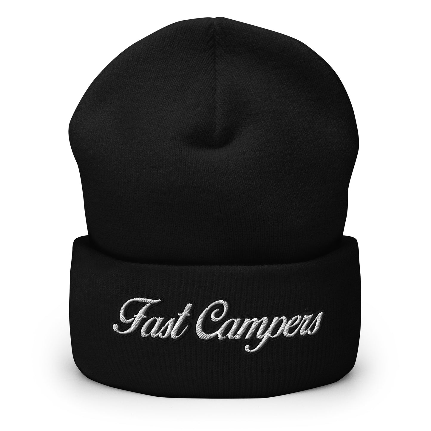 Fast Campers Cuffed Beanie - Camping, Hiking, Mountains, Outdoors