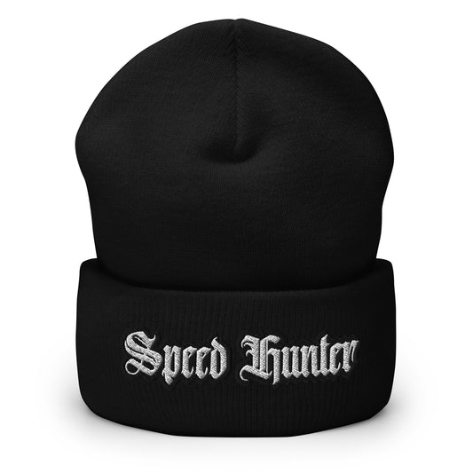 Speed Hunter Cuffed Beanie - Motorsports Statement Beanie