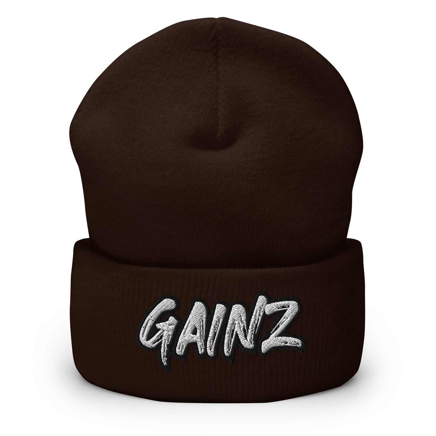 Gainz Cuffed Beanie - Gym Bodybuilding Muscle Gains