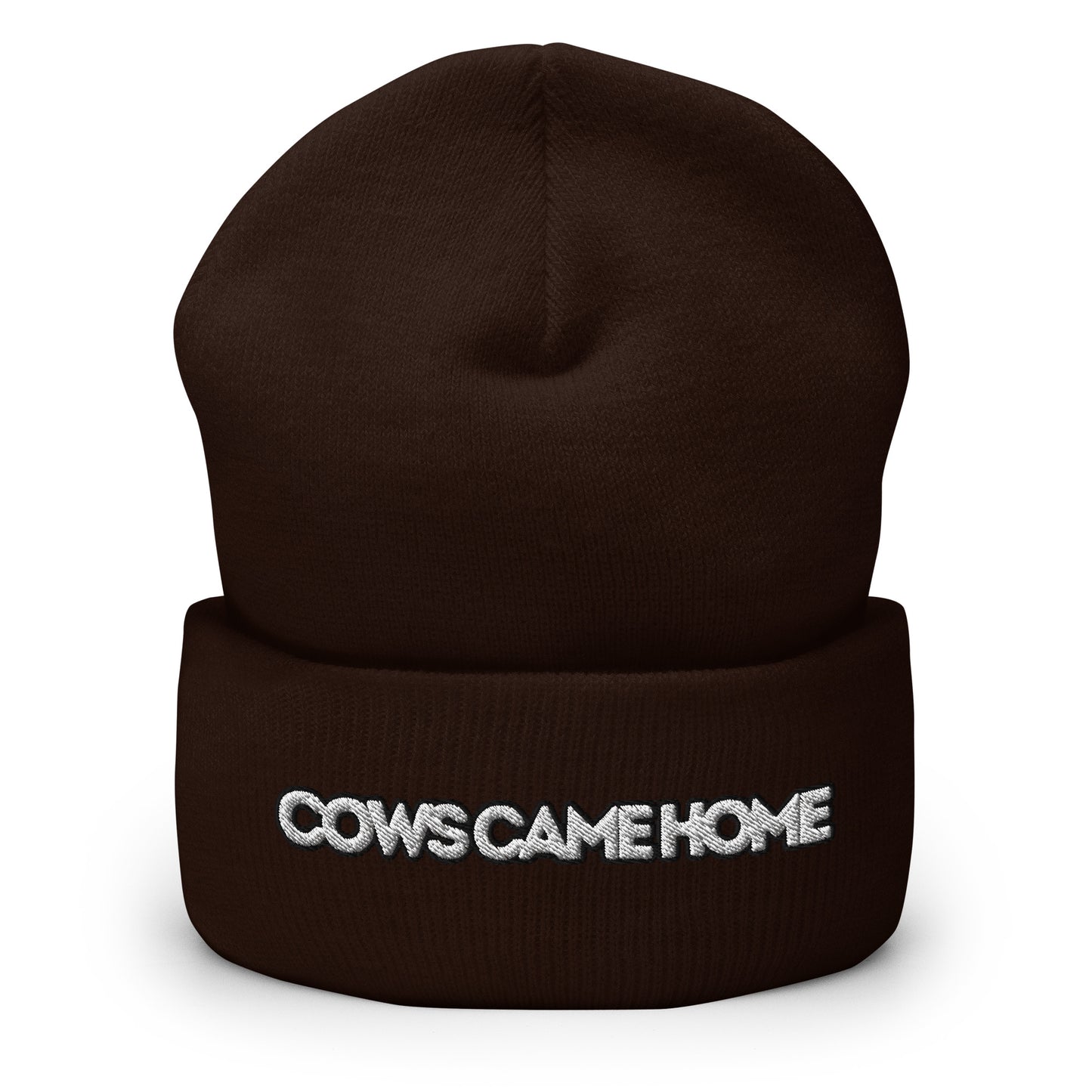 Cows Came Home Cuffed Beanie - Cow Come Home