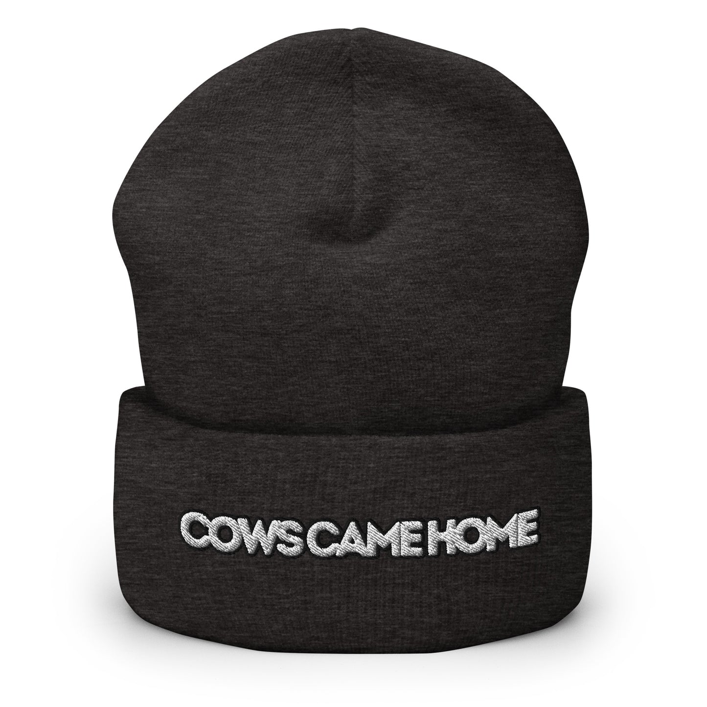 Cows Came Home Cuffed Beanie - Cow Come Home