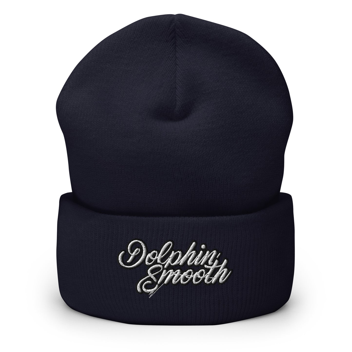 Dolphin Smooth Cuffed Beanie - Bald No Hair Smooth As Dolphin