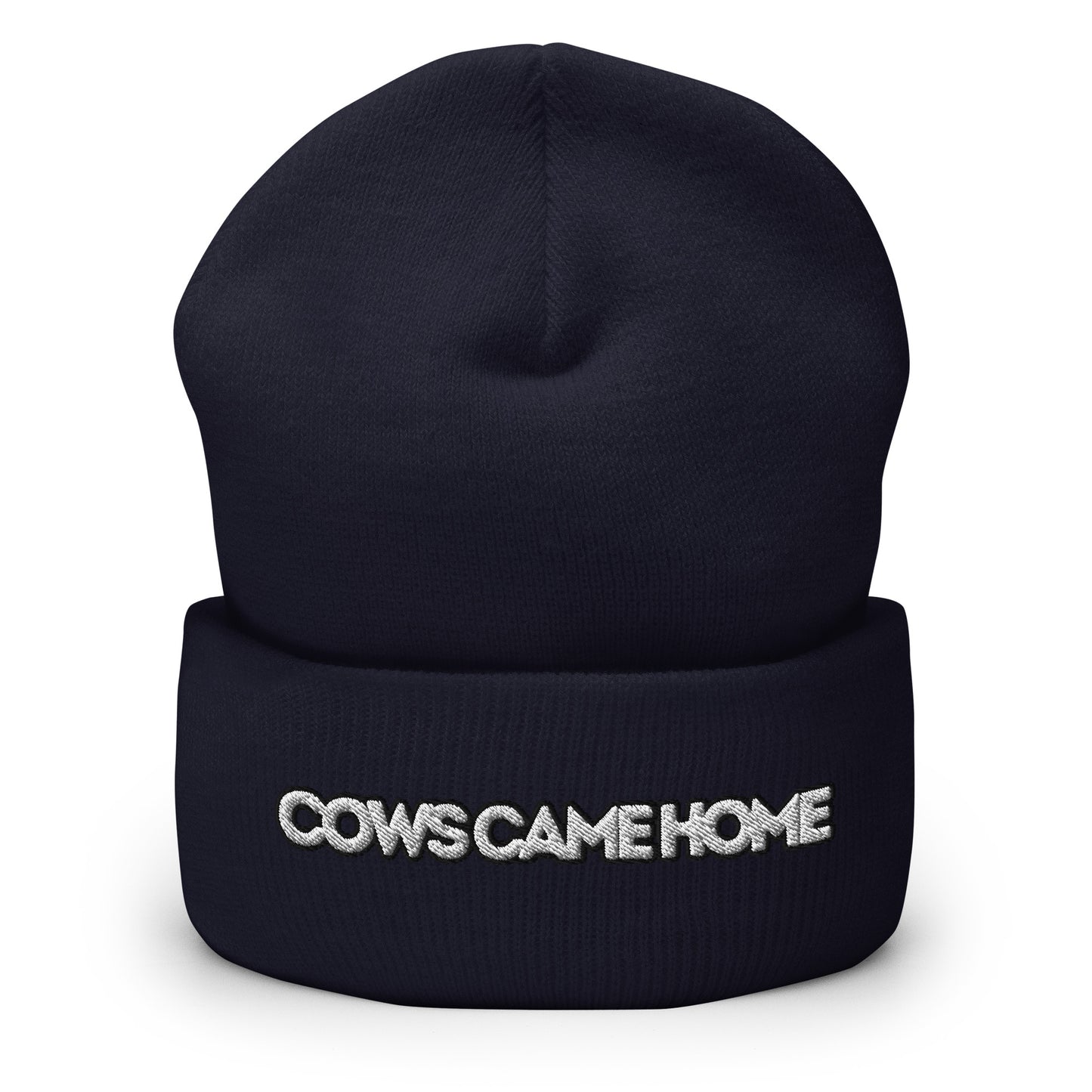 Cows Came Home Cuffed Beanie - Cow Come Home