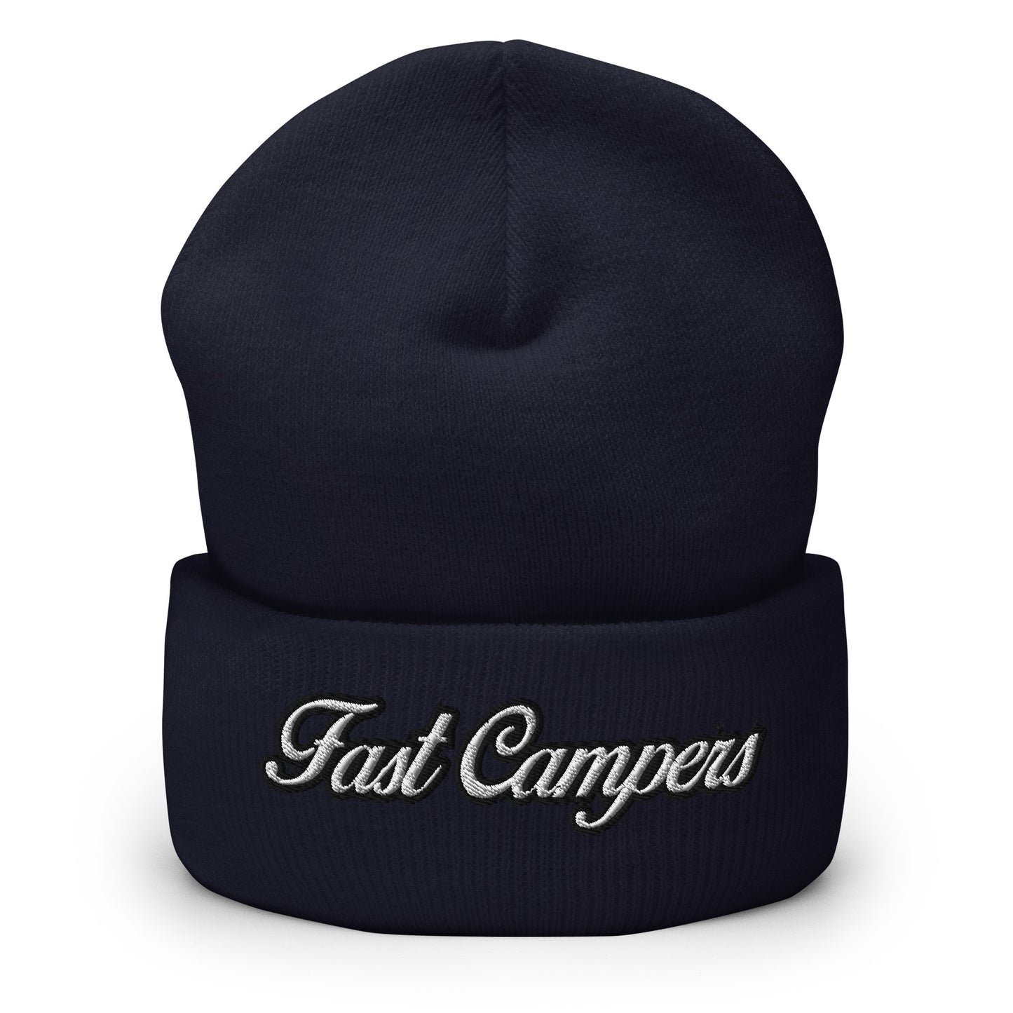 Fast Campers Cuffed Beanie - Camping, Hiking, Mountains, Outdoors