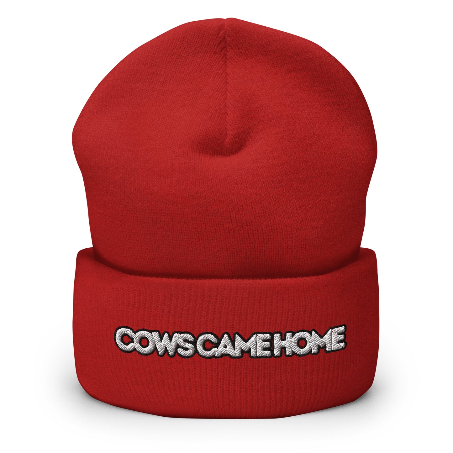 Cows Came Home Cuffed Beanie - Cow Come Home