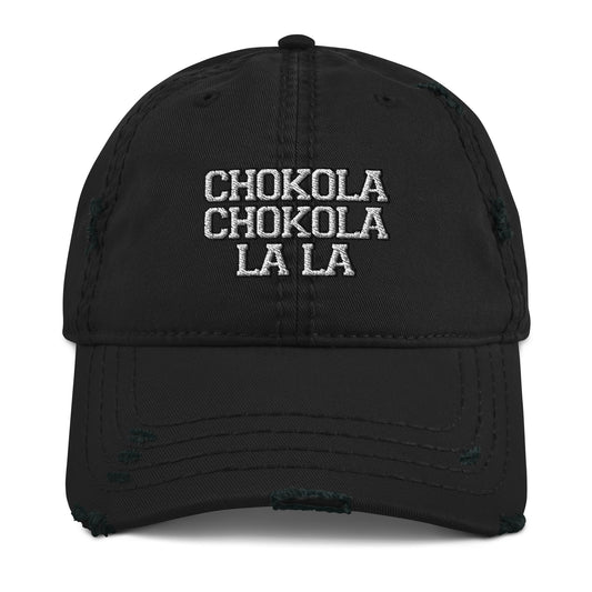 Chokola Chokola La La Distressed Dad Hat - Alan Cave